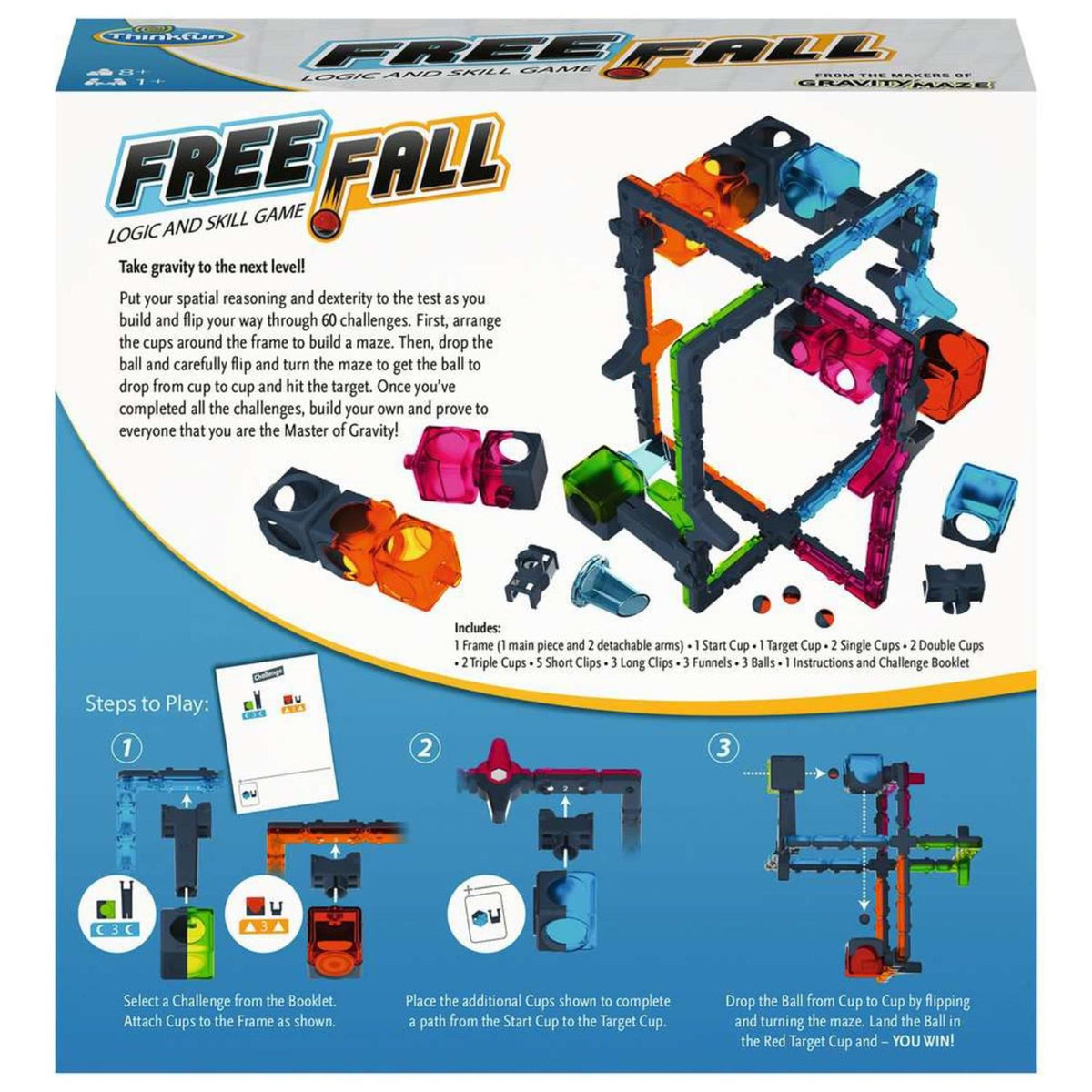 Ravensburger Thinkfun swobodne spadanie, myślenie zabawne spadanie