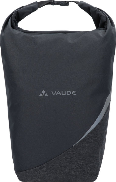 Vaude torba rowerowa torba na ramię z przegrodą na laptopa Road Master miejska podwójna torba rowerowa czarna czarna
