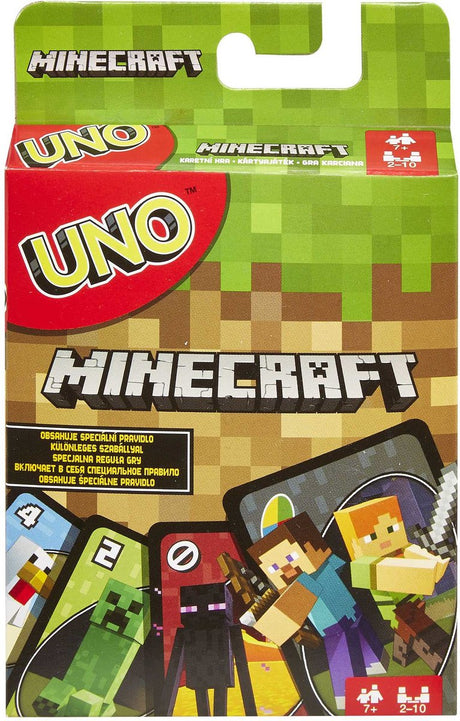 Mattel Games Uno - gra karciana Minecraft