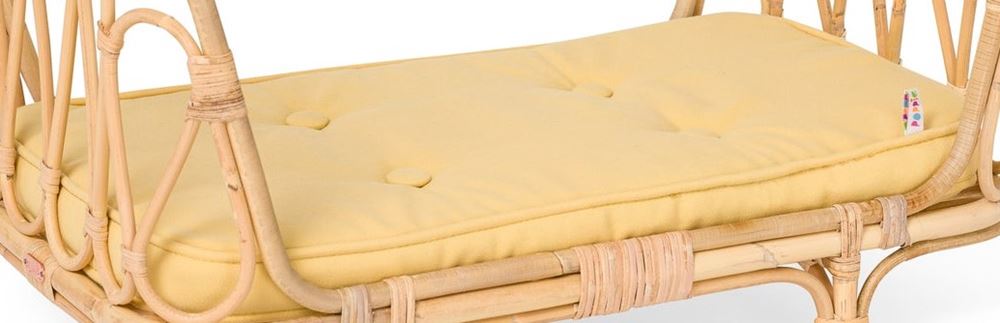 Żółty materac do łóżka Poppie Toys