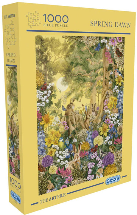 Gibsons - wiosenny świt (plik artystyczny wiosenny świt) - plik artystyczny - 1000 sztuk - 49×68cm - puzzle dla dorosłych