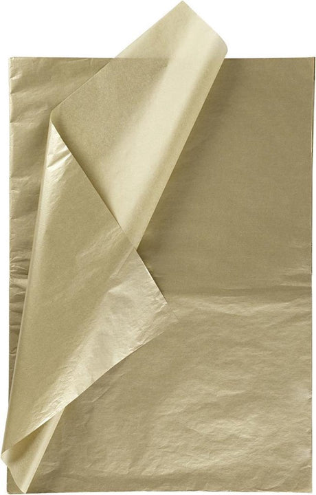 Bibułka firmowa Creativ 50x70 cm złota 25 ark