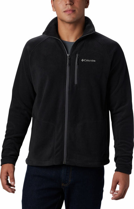 Columbia fast trek™ ii full zip polar – kurtka polarowa z pełnym zamkiem – męska – rozmiar m – czarna