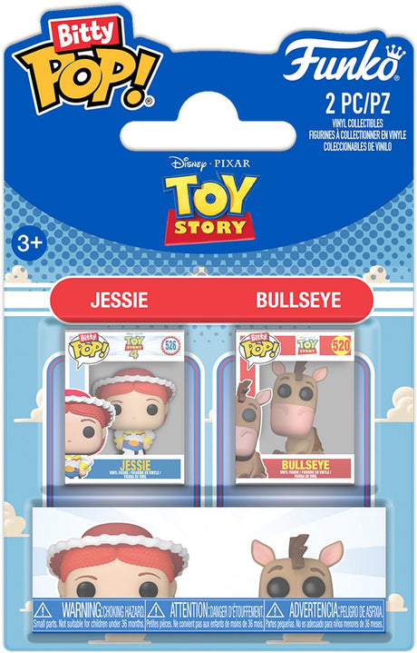 Zestaw Funko Bitty Pop 2: Toy Story – Jessie Bullseye