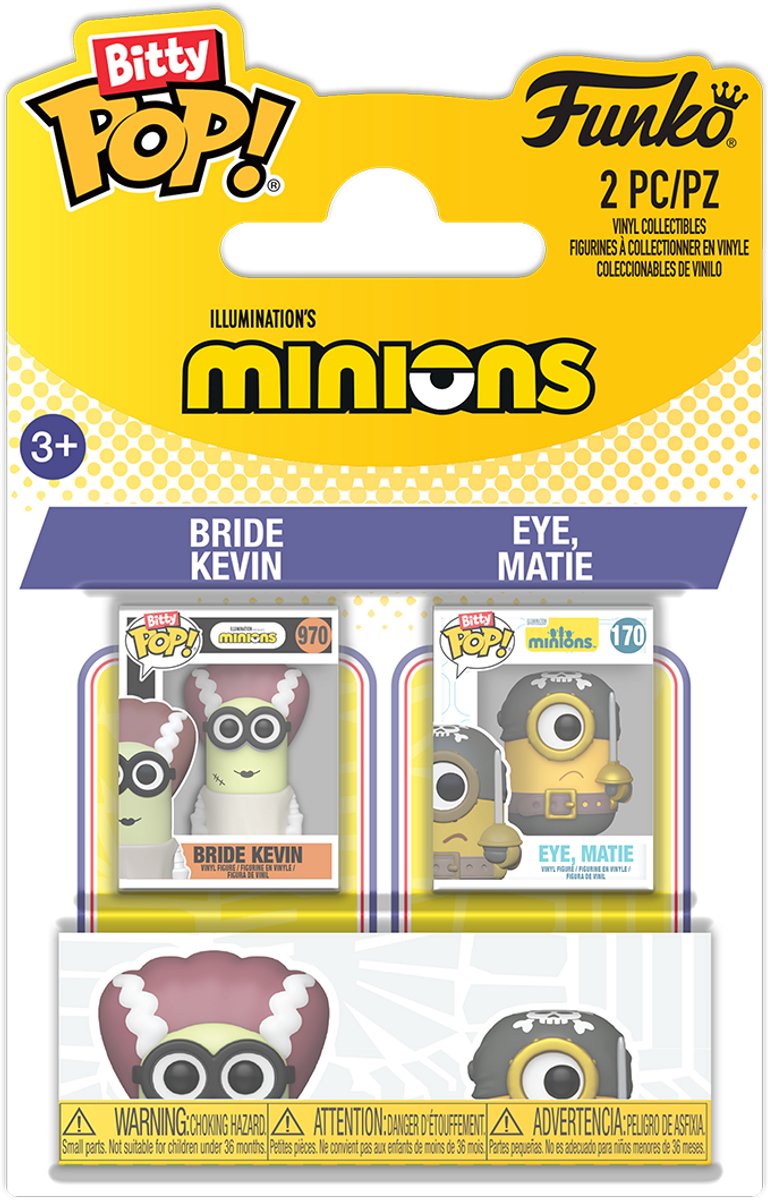 Zestaw 2 Funko Bitty Pop: stwory - Kevin Matie
