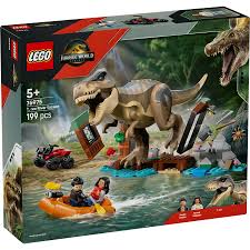 Lego® Jurajski Świat t. Zestaw do budowania ucieczki z rzeki Rex – 76975