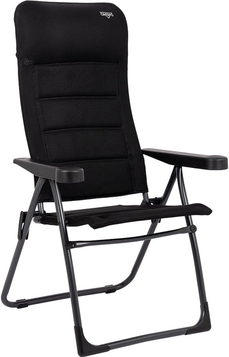 Crespo - krzesło rozkładane - xs - ap 215 - air-deluxe - czarny