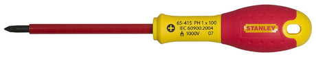 Narzędzia ręczne Stanley śrubokręt stanley fatmax pozidriv vde pz1 x 100mm - 0-65-418 - 0-65-418