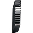 Wytrzymały stojak na broszury flexiboxx 12 a4 czarny