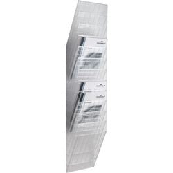 Stojak na broszury trwały flexiboxx 12 a4 przezroczysty