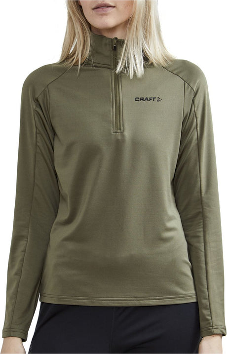 Damska koszulka sportowa typu midlayer Craft Core Gain w rozmiarze xs