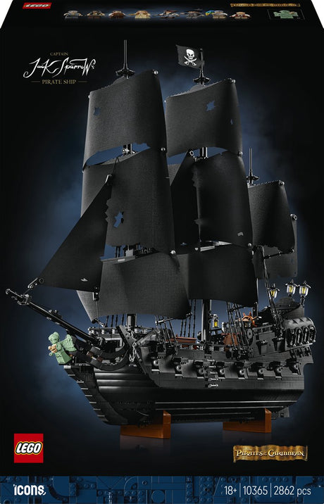 Lego ® ikony Piraci z Karaibów - statek piracki kapitana Jacka Sparrowa - 10365