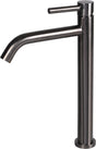 Differnz wastafelkraan hoog � gebogen � mengkraan koud en warm � gun metal