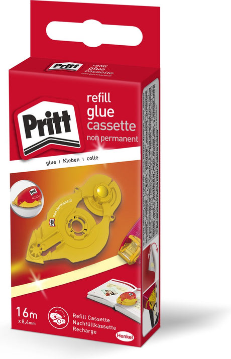 Nietrwałe pudełko wiszące do kasety Pritt o długości 16 m