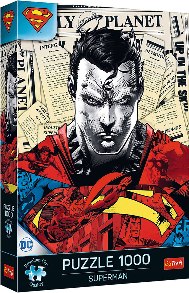 Trefl puzzle superman - 1000 elementów - układanka dla dzieci i dorosłych.
