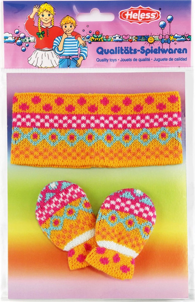 Opaska dla lalki Heless z rękawiczkami, 35-45 cm