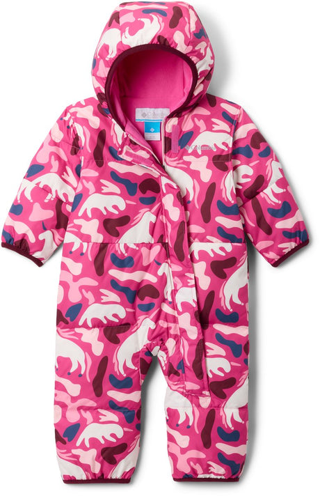 Kombinezon narciarski unisex Columbia snuggly bunny™ ii Bunting - różowy lodowy uniflauge, satynowy róż