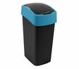 Curver flip bin vuilnisbak 45l ♪ black blue ♪