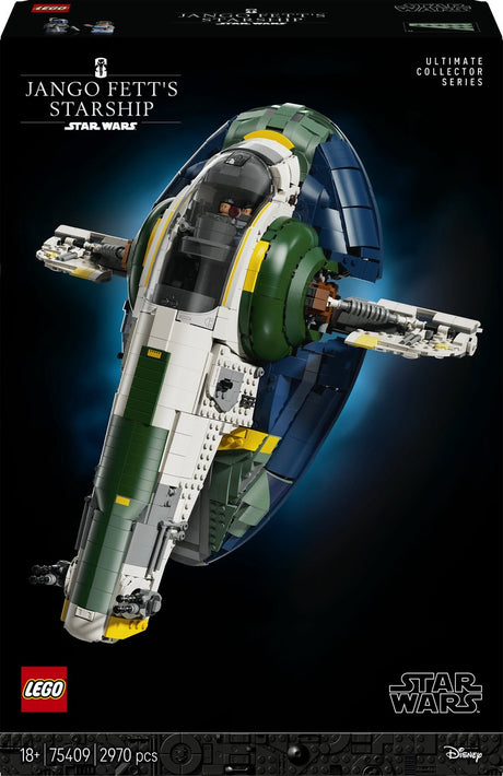 Lego Star Wars Statek kosmiczny klasy Firespray Jango Fetts - 75409