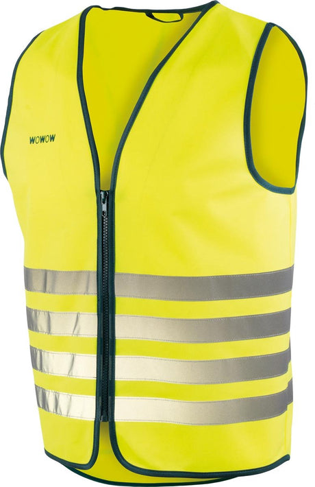 Wowow big fun Jacket - fluorescencyjna kurtka rowerowa zapinana na zamek - kurtka ochronna CE EN 17353 - XXL
