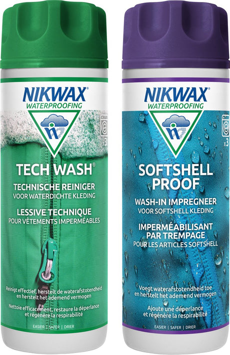Nikwax tech wash softshell zabezpieczający, czyszczący i impregnujący do softshellu 300ml