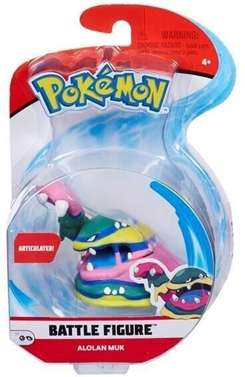 Pakiet figurek bitewnych Pokémon Pokémon Alolański Muk