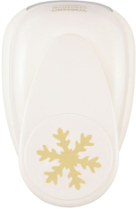 Vaessen creative pons - figuurpons - sneeuwvlok - 4,3 x 5 cm
