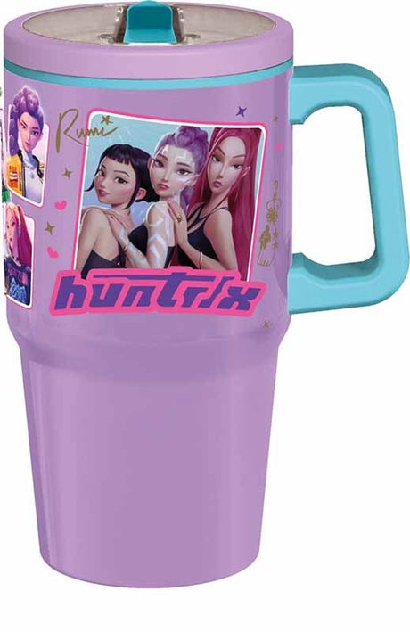 Kpop demon hunters k-pop demon hunters: dubbelwandige sipper mok, 640 ml