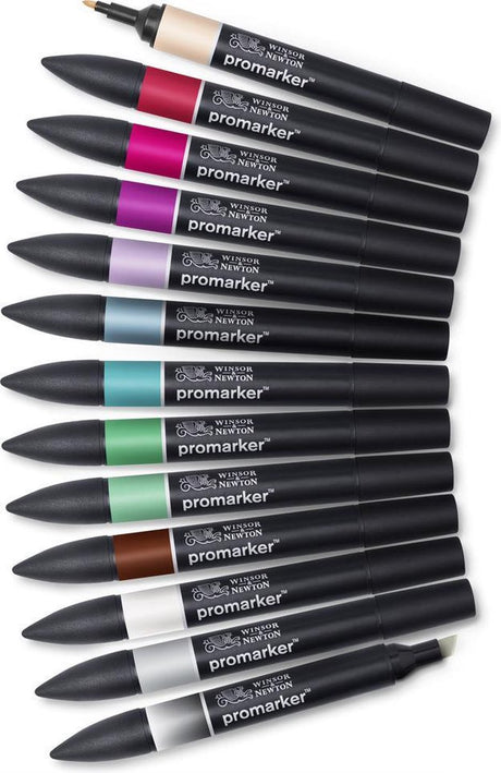 Winsor Newton 0290142 promarker™ 12+1 manga chibi | profesjonalne markery układowe, markery alkoholowe