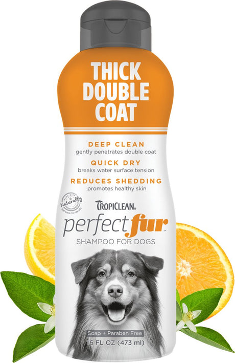 Tropiclean Perfectfur - szampon dla psów - gruba i dwuwarstwowa - 473 ml