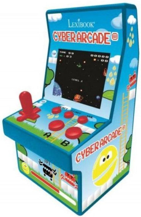 Przenośna konsola Lexibook cyber arcade® z kolorowym wyświetlaczem LCD 2,8'' i 200 grami w stylu retro