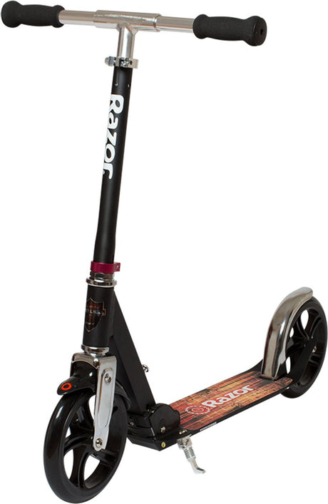 Razor a5 lux - hulajnoga - czarna - składana - duże koła 200 mm - do 100 kg - od 8 lat