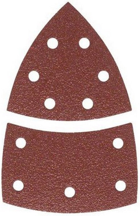 10-częściowy zestaw arkuszy ściernych Bosch do szlifierek wielofunkcyjnych 102x62 mm - ziarnistość 40