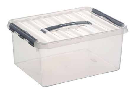 Pudełko do przechowywania Sunware q-line przezroczyste 15 litrów 40x30x18cm