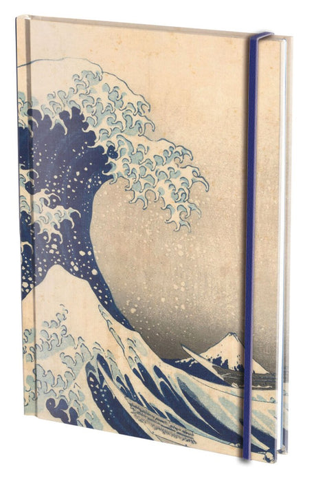 Bekking blitz notitieboek a5, harde kaft: under the wave off kanagawa, katsushika hokusai, rijksmuseum amsterdam