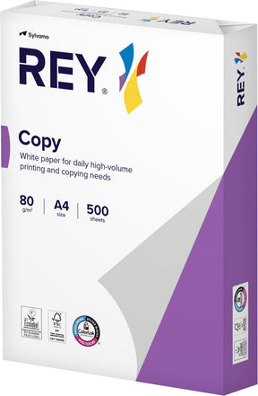 Papier kserograficzny Rey a4 80gr biały 500 arkuszy