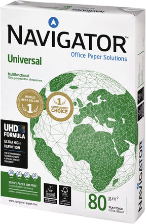 Papier do kopiowania navigator a4 80 g m² gładki biały 500 arkuszy