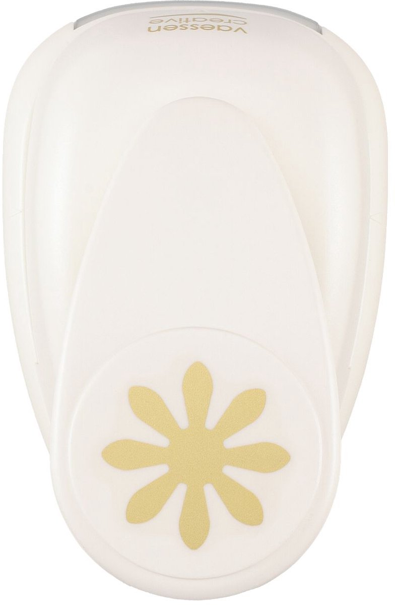 Vaessen creative pons - figuurpons - madeliefje - 5,1 x 5,1 cm