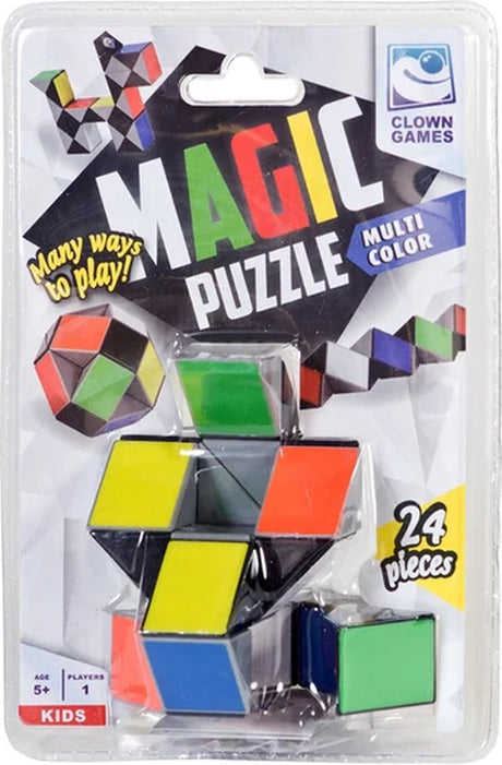 Kolor klauna magicznej układanki