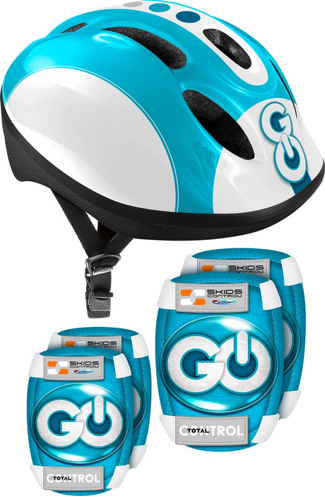 Kask Stamp + nakolanniki unisex, kontrola poślizgu