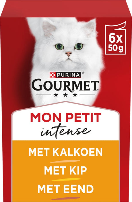 Purina karma dla kotów dla smakoszy kurczak paw kaczka 6 x 50 g