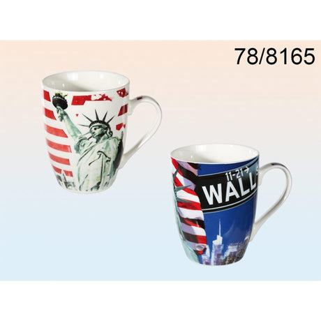Kubek Ootb porcelana New York 10x8 cm