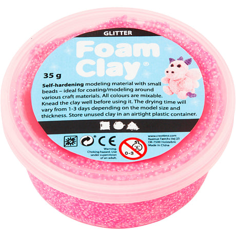 Firma Creativ https: www.cchobby.nl foam-clayr-glitter-pink-35-gr-1-doosje
