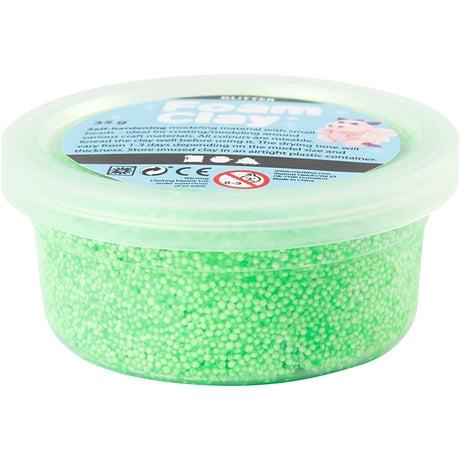 Firma Creativ https: www.cchobby.nl foam-clayr-glitter-green-35-gr-1-doosje