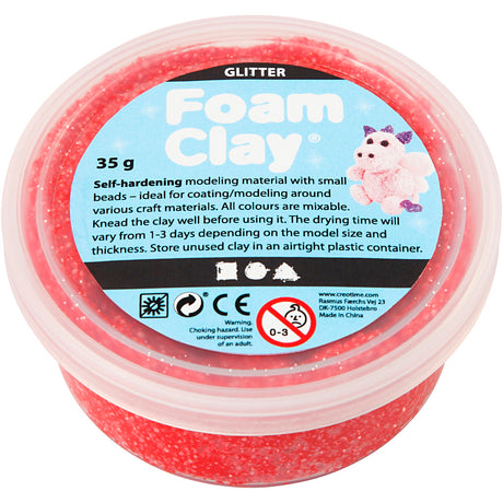 Firma Creativ https: www.cchobby.nl foam-clayr-glitter-red-35-gr-1-doosje
