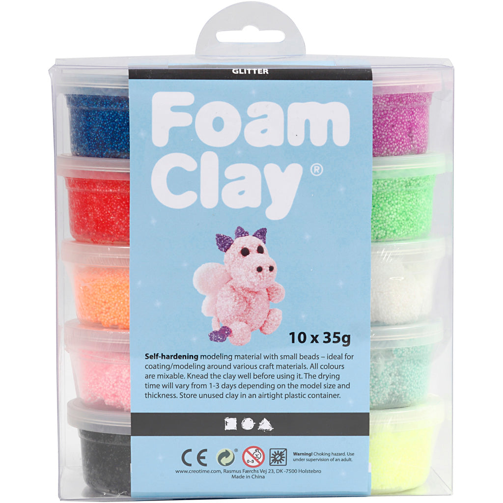 Piankowa glinka https: www.cchobby.nl foam-clayr-glitter-diverse-colors-10x35-gr-1-doos