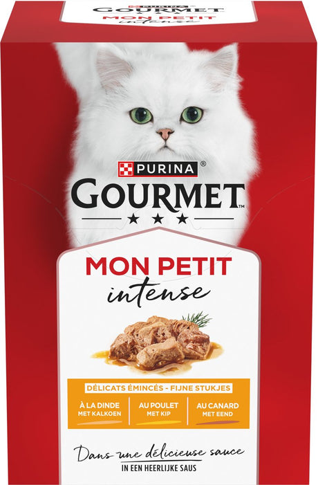 Gourmet mon petit intensywny - mokra karma dla kotów - drób - 48 x 50 g