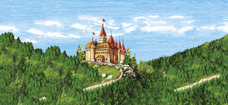 Kredka Faber Castell FC-120136 Sześciokątny piórnik kartonowy Faber-Castell Castle zawierający 36 sztuk