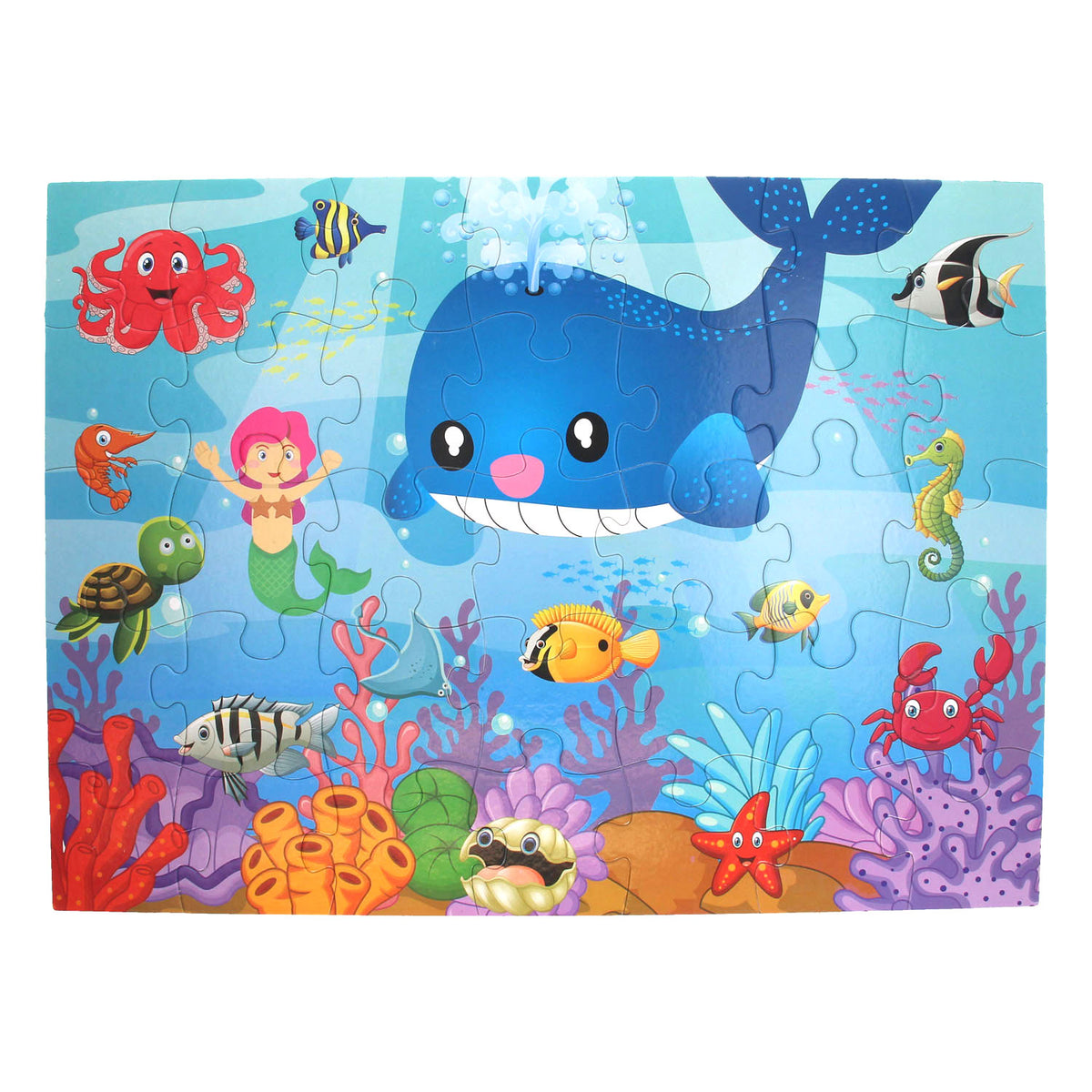Puzzle podłogowe Podwodny świat, 35 szt.
