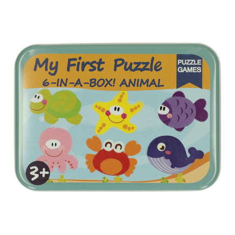 Zabawki Lobbesa, czyli moje pierwsze 6 puzzli w puszce - podwodny świat
